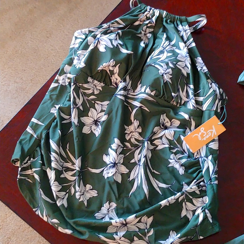 3 Women's Tankini Swim Tops 14W